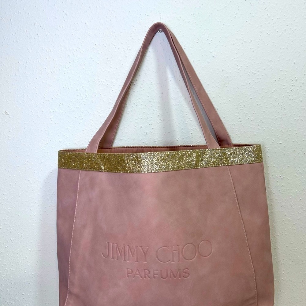 Jimmy Choo Parfum Tote with Gold Accent - Picture 7 of 7